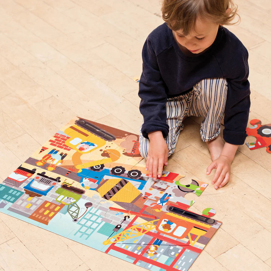 Construction Site Floor Puzzle (Jigsaw Products)