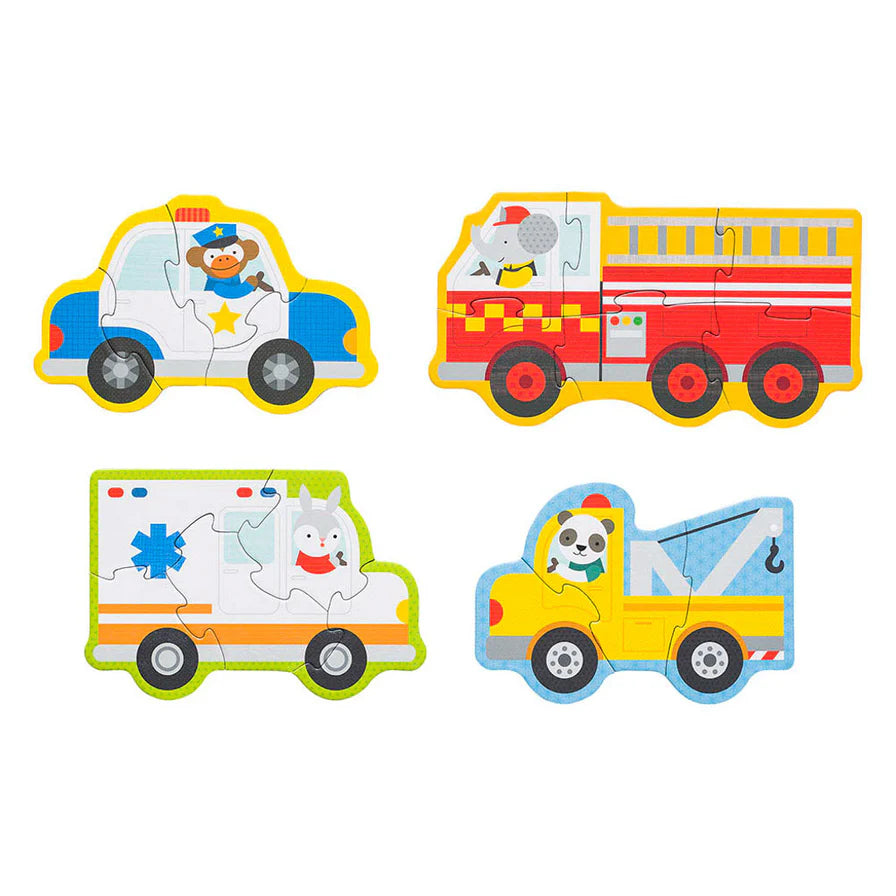 Rescue Vehicles Beginner Puzzle (Jigsaw Products)