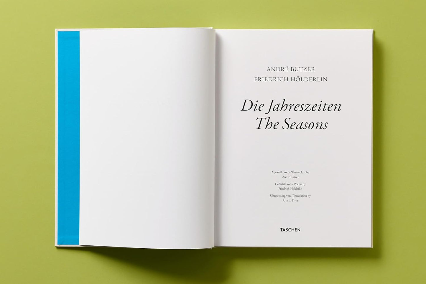 André Butzer. Friedrich Hölderlin. Die Jahreszeiten / The Seasons (Hardback)