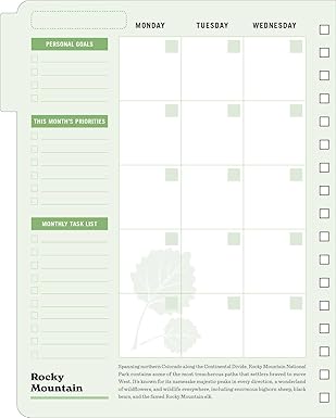 The Art of the National Parks Undated Planner (Spiral-bound)