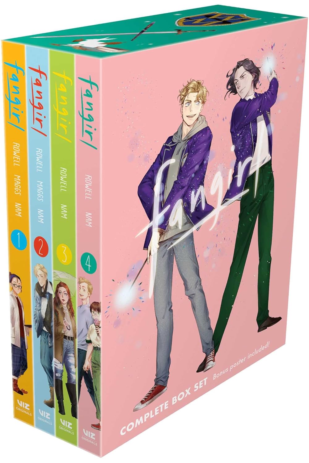 Fangirl: The Manga Complete Box Set: Includes volumes 1-4, with poster - Fangirl: The Manga Complete Box Set