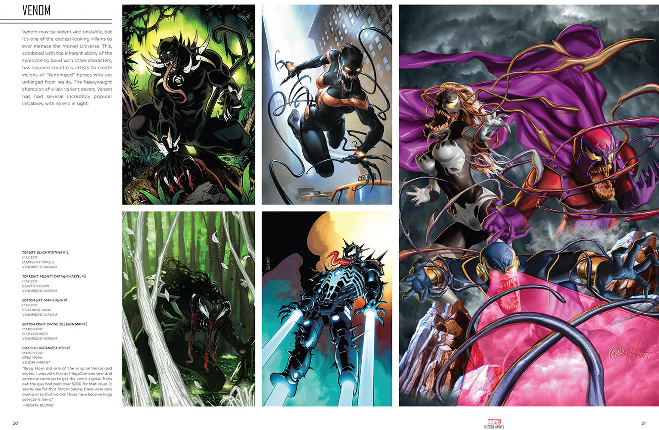 Marvel Comics: The Variant Covers (Hardback)