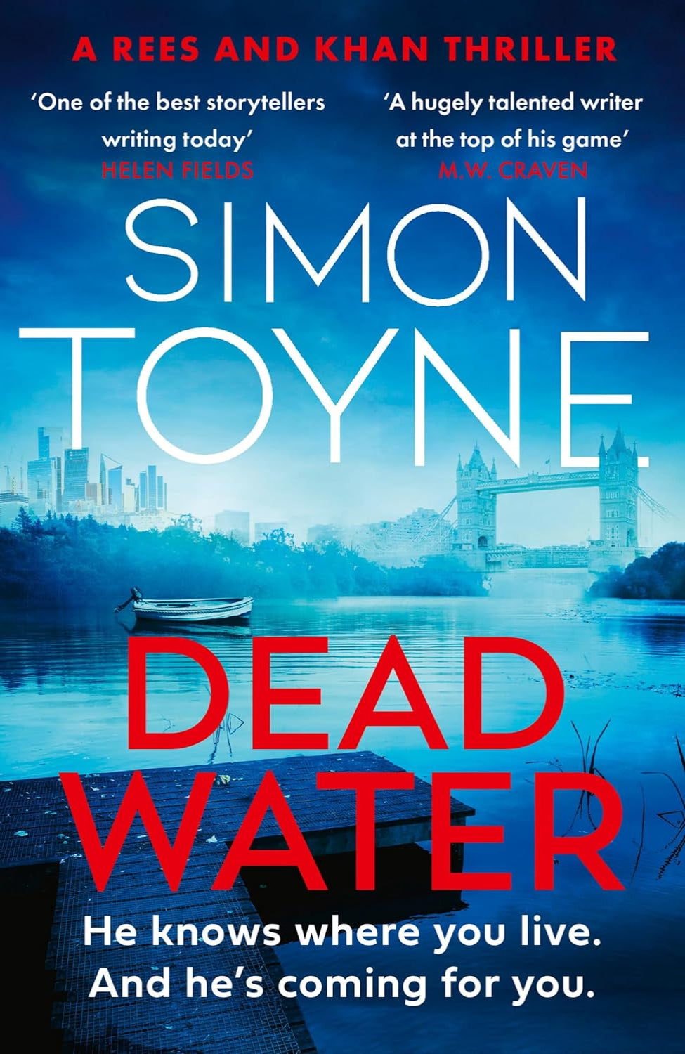 Dead Water By Simon Toyne - Laughton Rees #3