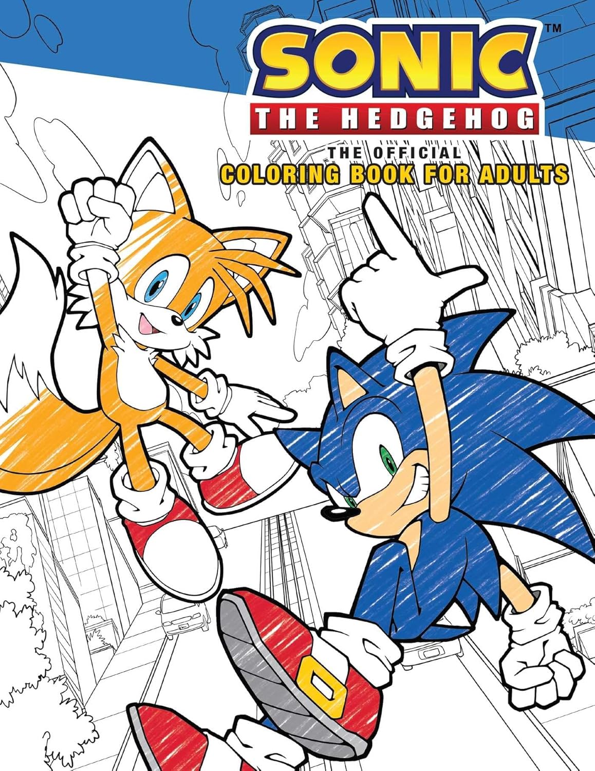 Sonic the Hedgehog: The Official Adult Coloring Book (Insight) Paperback