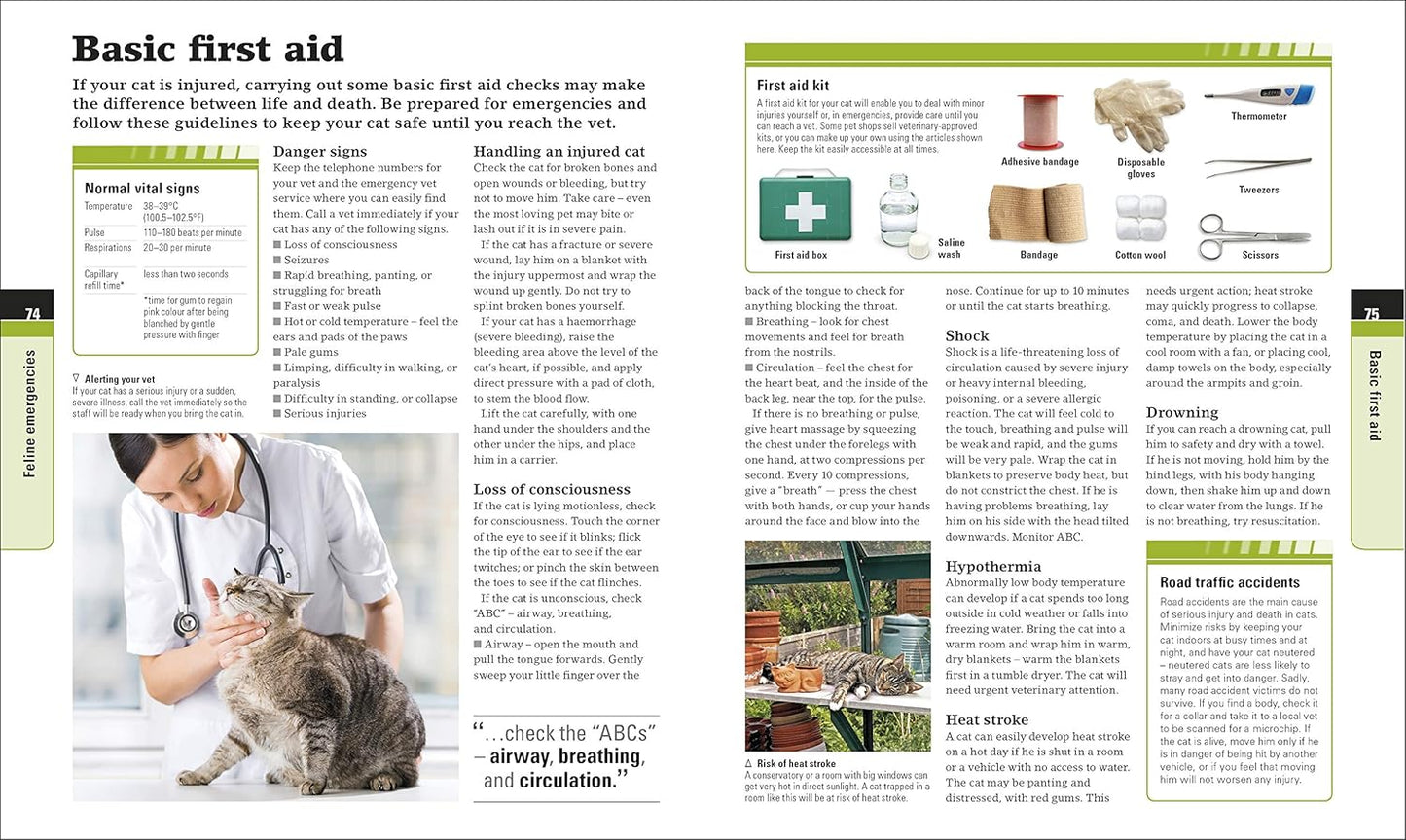 Complete Cat Care: How to Keep Your Cat Healthy and Happy - DK Practical Pet Guides (Paperback)