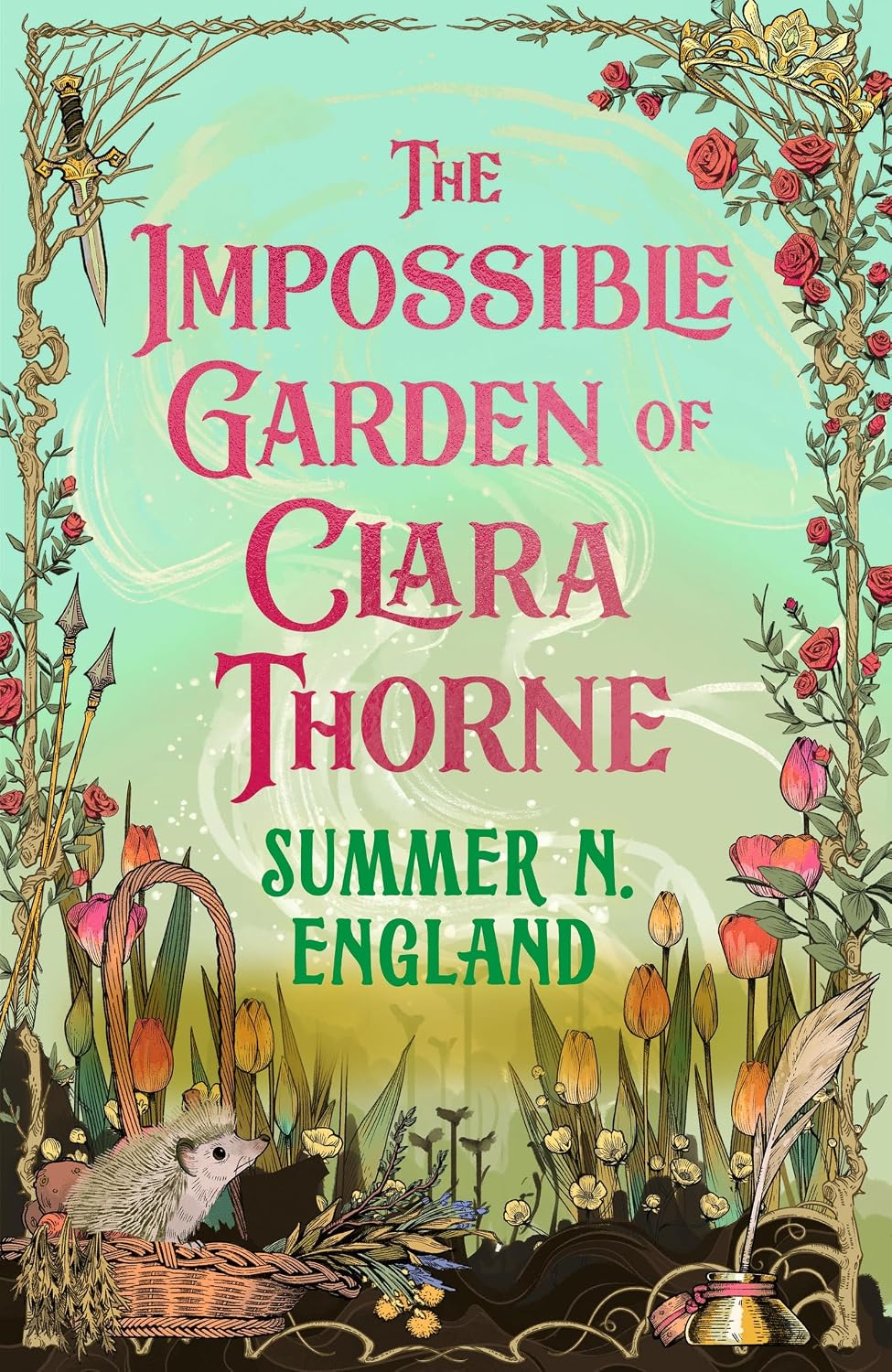 The Impossible Garden of Clara Thorne: A Cozy, Sapphic Romantasy with Gardens, a Quest, and Lots of Spice! By Summer N. England (Hardback)