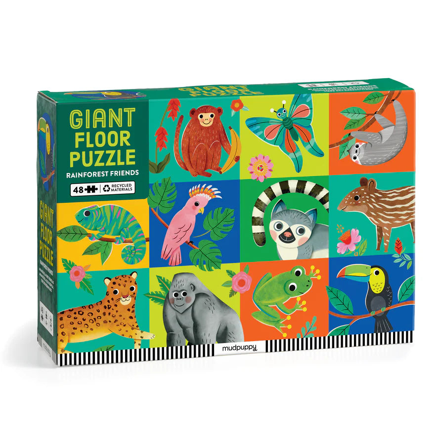 Rainforest Friends 48 Piece Giant Floor Puzzle (Jigsaw Products)
