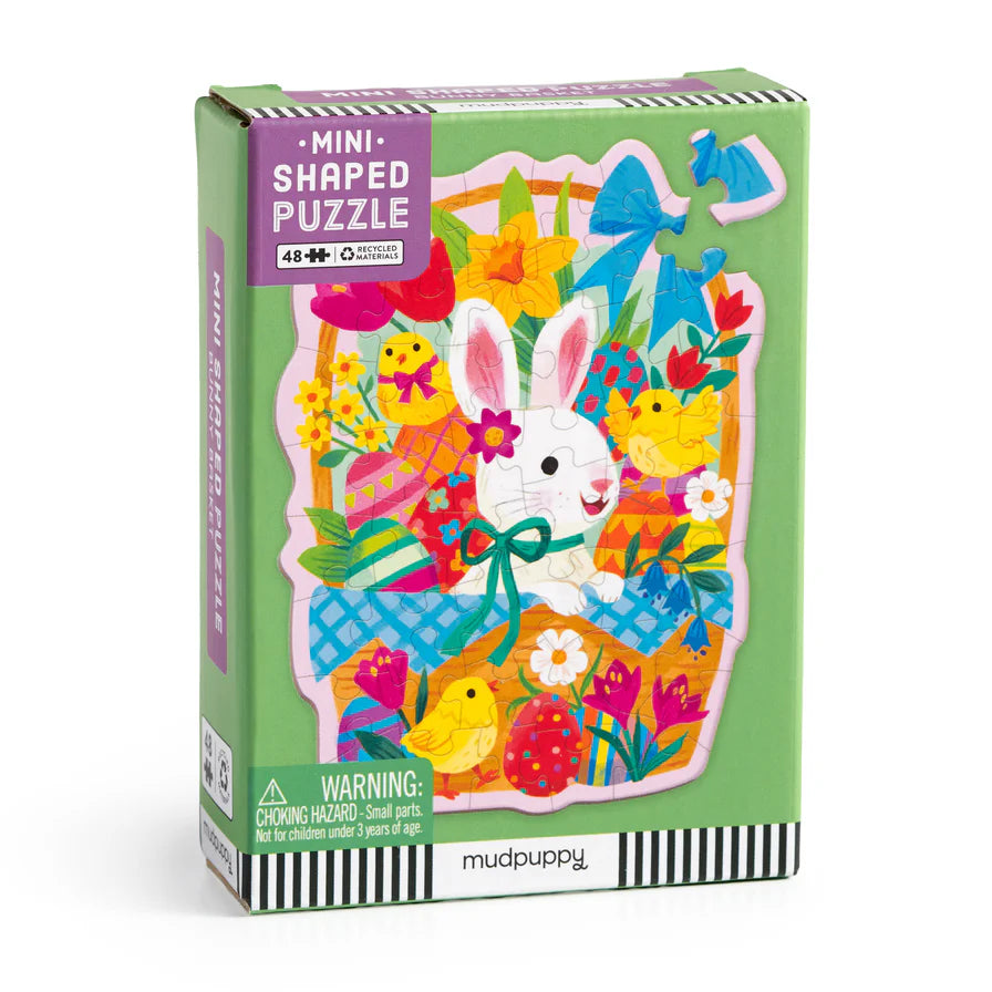 Bunny Basket 48 Piece Mini Shaped Puzzle (Jigsaw Products)