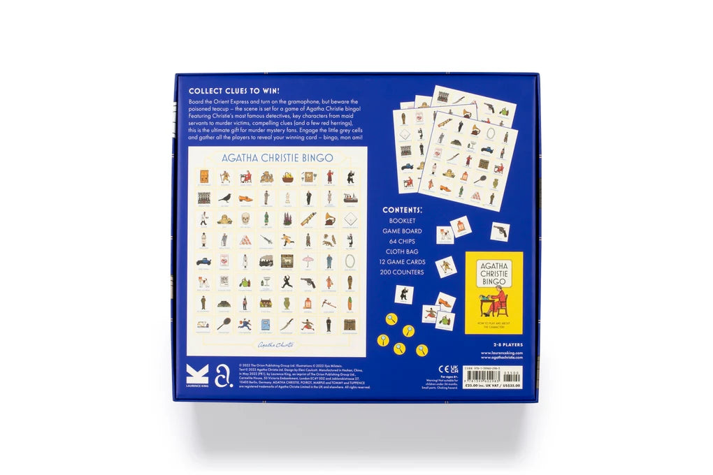 Agatha Christie Bingo - The perfect family gift for fans of Agatha Christie
