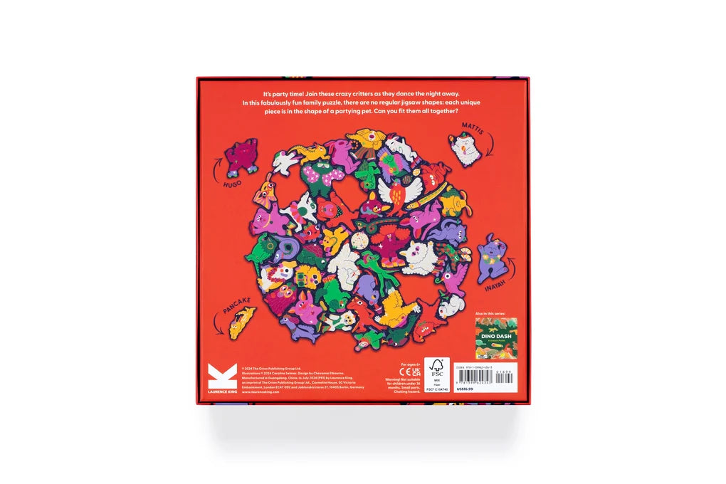 Pet Party - A Shaped Pieces Puzzle