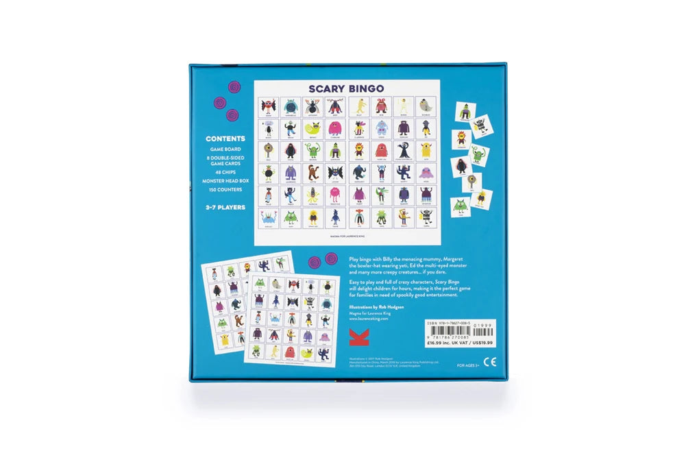 Scary Bingo - Fun with Monsters and Crazy Creatures