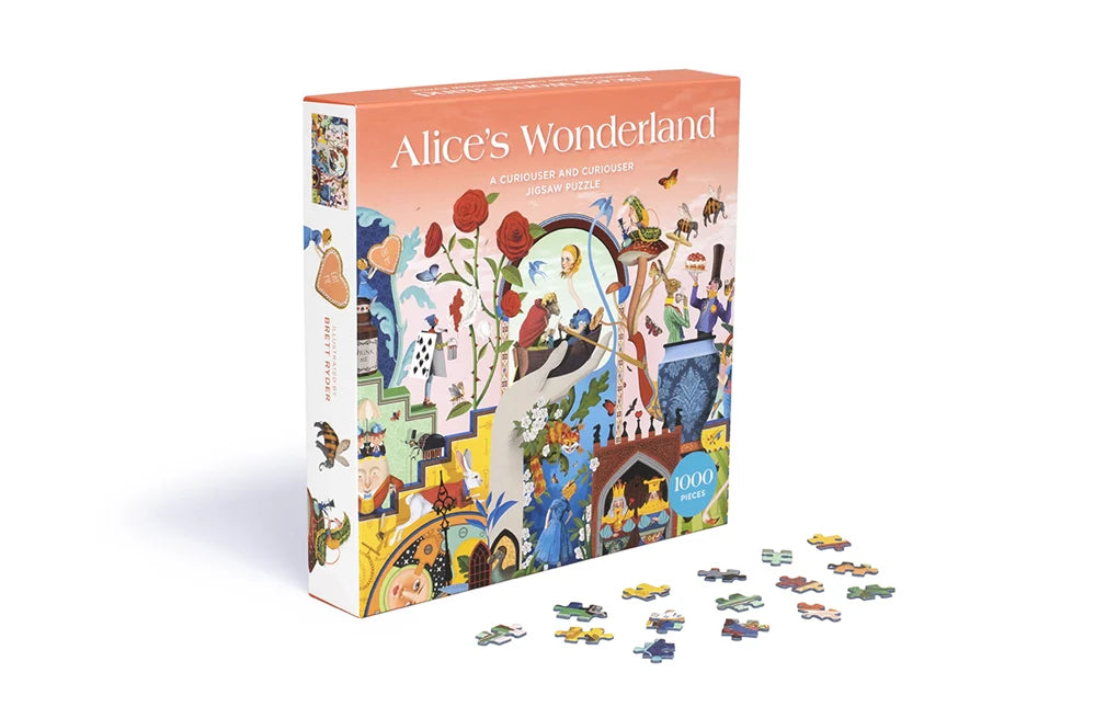 The Alice's Wonderland 1000 Piece Puzzle: A Curiouser and Curiouser Jigsaw Puzzle