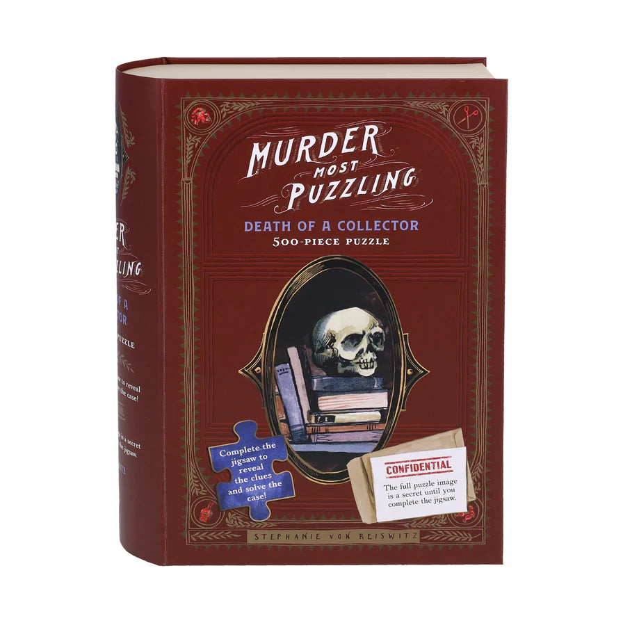 Murder Most Puzzling Death of a Collector 500-Piece Puzzle (Jigsaw Products)