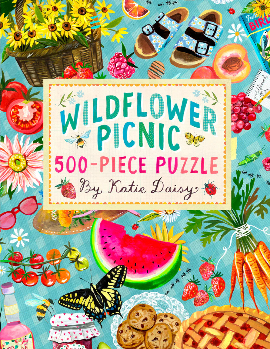 Wildflower Picnic 500-Piece Puzzle (Jigsaw Products)