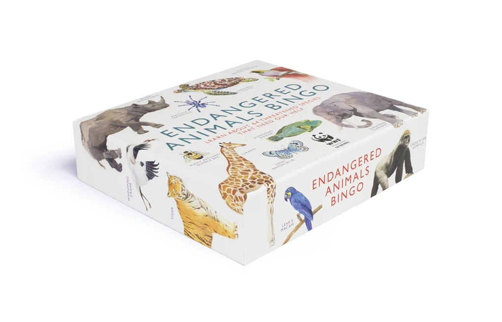 Endangered Animals Bingo - Learn About 64 Threatened Species That Need Our Help