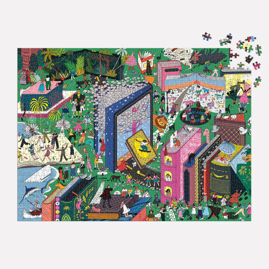 Book World 1000 Piece Puzzle (Jigsaw Products)