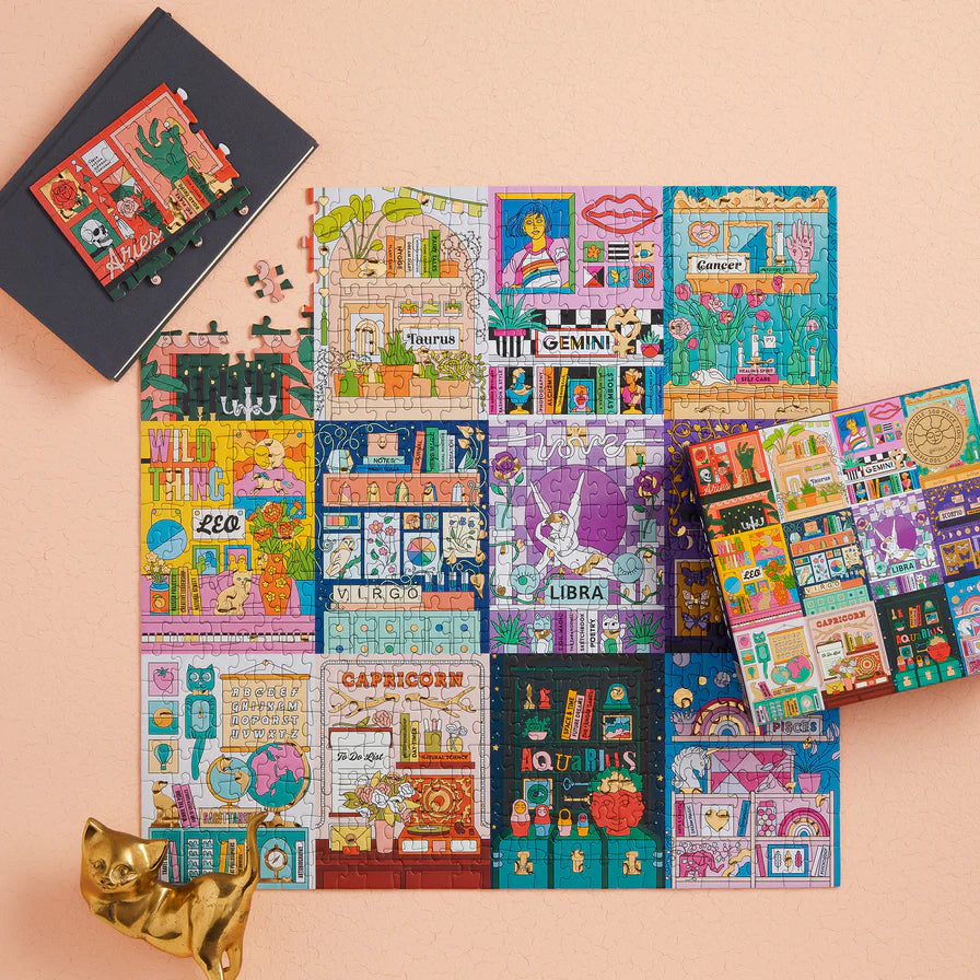 House of Astrology 500 Piece Foil Puzzle (Jigsaw Products)