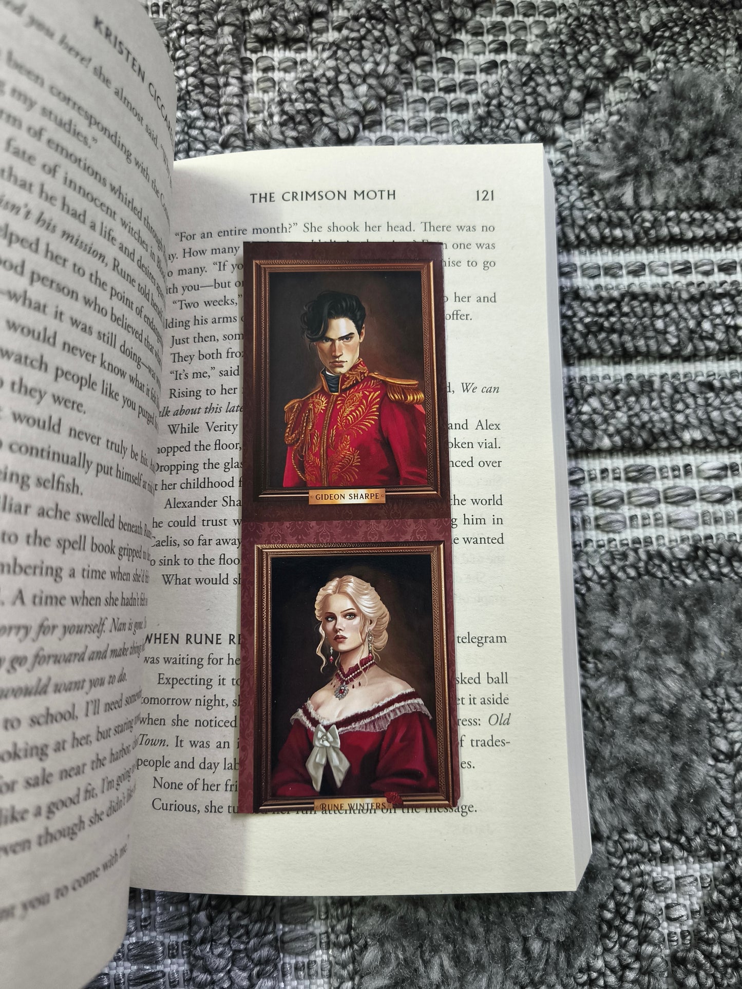 The Crimson Moth bookmark