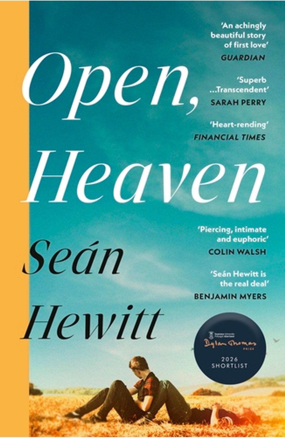 Open, Heaven By Seán Hewitt cover