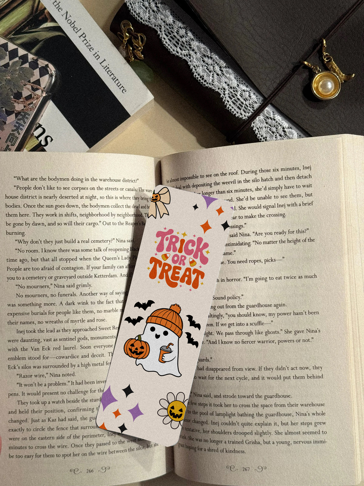 trick or treat bookmark image 1