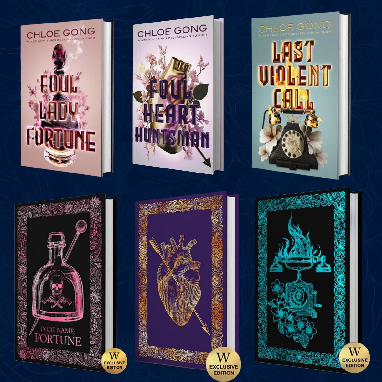 Foul Lady Fortune series exclusive foiled editions