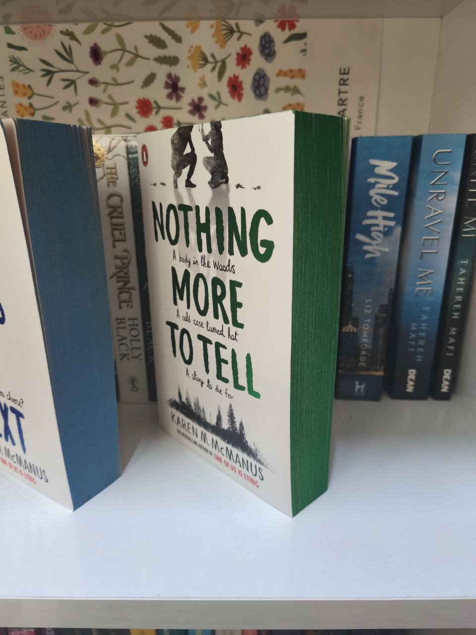Nothing More to Tell By Karen M. McManus exclusive sprayed edges