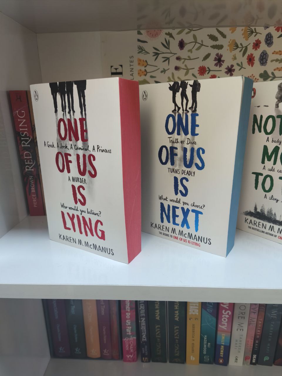 One of Us Is Lying Karen M. McManus exclusive sprayed edges