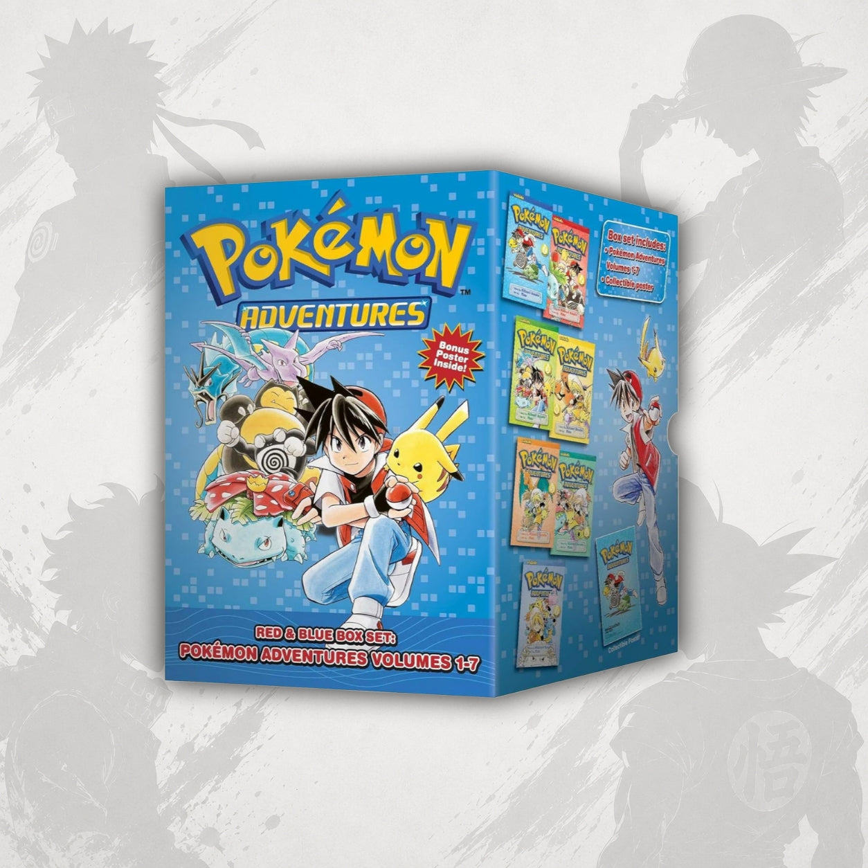 Pokémon Adventures Red & Blue Box Set (Set Includes Vols. 1-7) - Pokémon Manga Box Sets