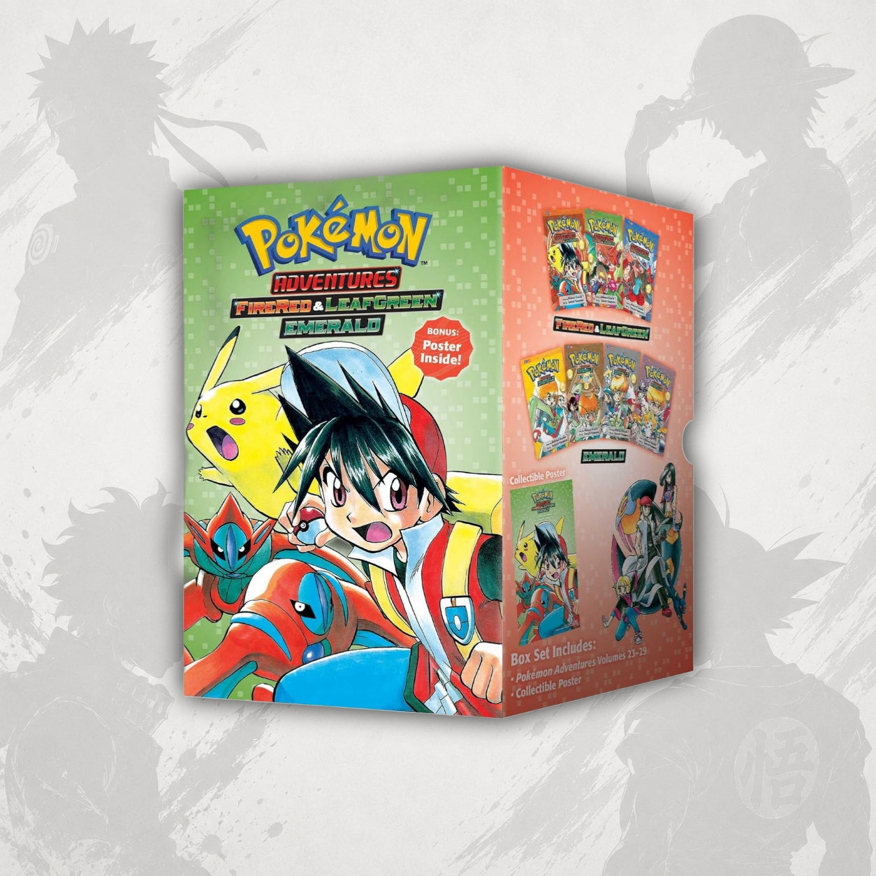 Pokémon Adventures FireRed & LeafGreen / Emerald Box Set - Pokémon Manga Box Sets