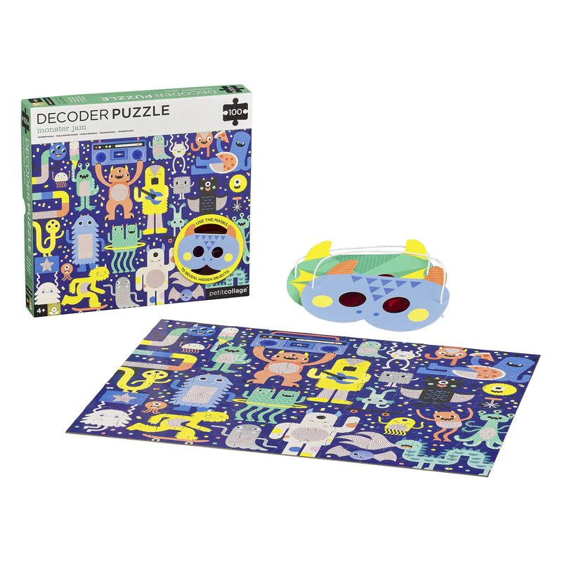 Monster Party Decoder Puzzle (Jigsaw Products)