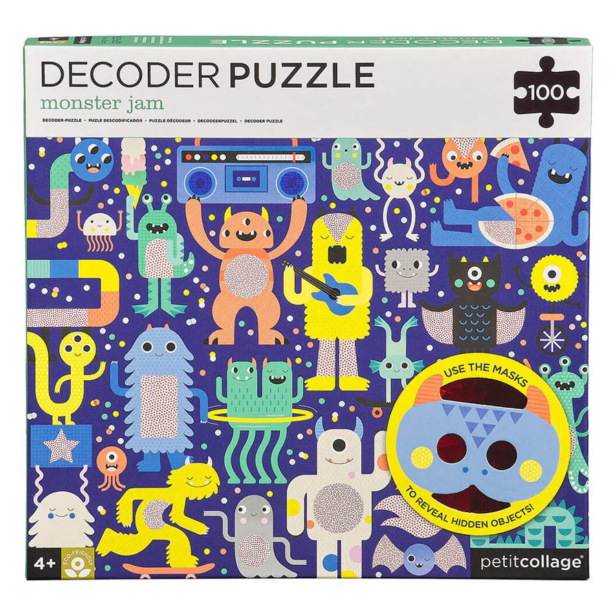 Monster Party Decoder Puzzle (Jigsaw Products)