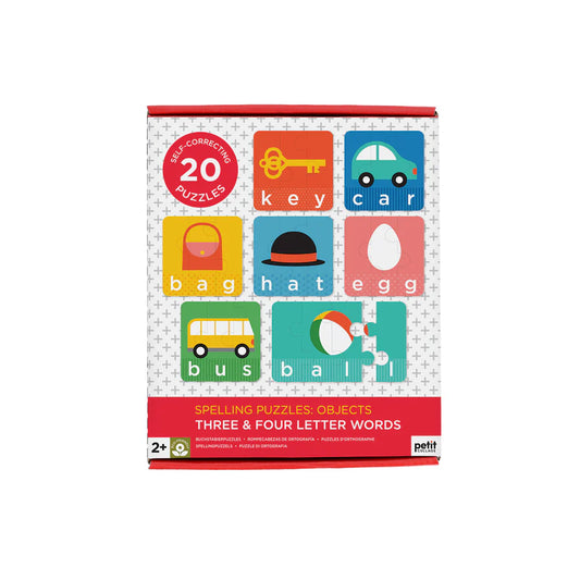Spelling Puzzles: Objects - Three & Four Letter Words (Jigsaw Products)