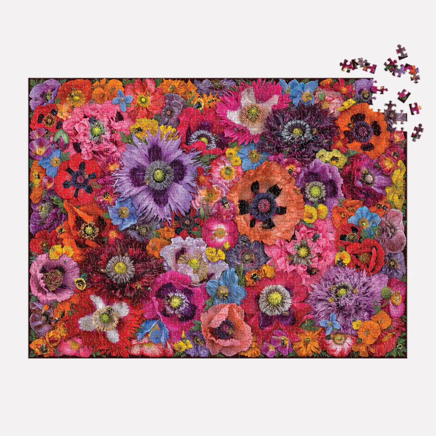 Bees in the Poppies 1000 Piece Puzzle (Jigsaw Products)