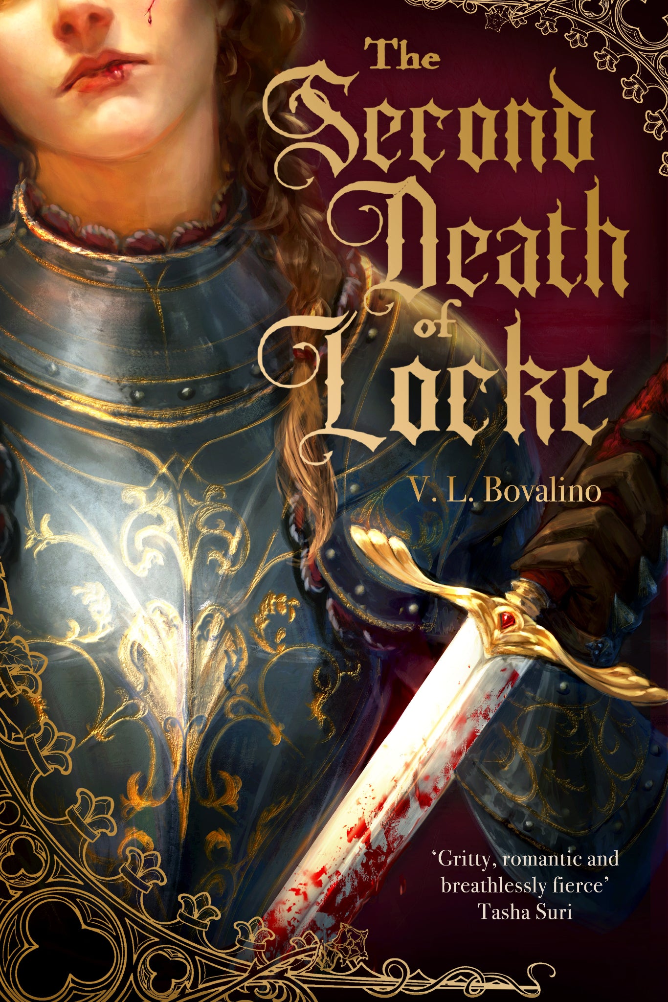 The Second Death of Locke By V.L. Bovalino (hardback) The Hand and the Heart #book 1