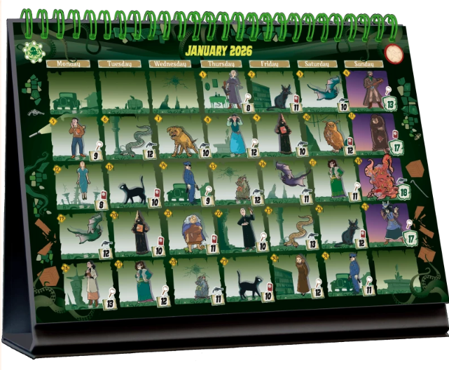 365 Adventures calendar: Cthulhu 1926