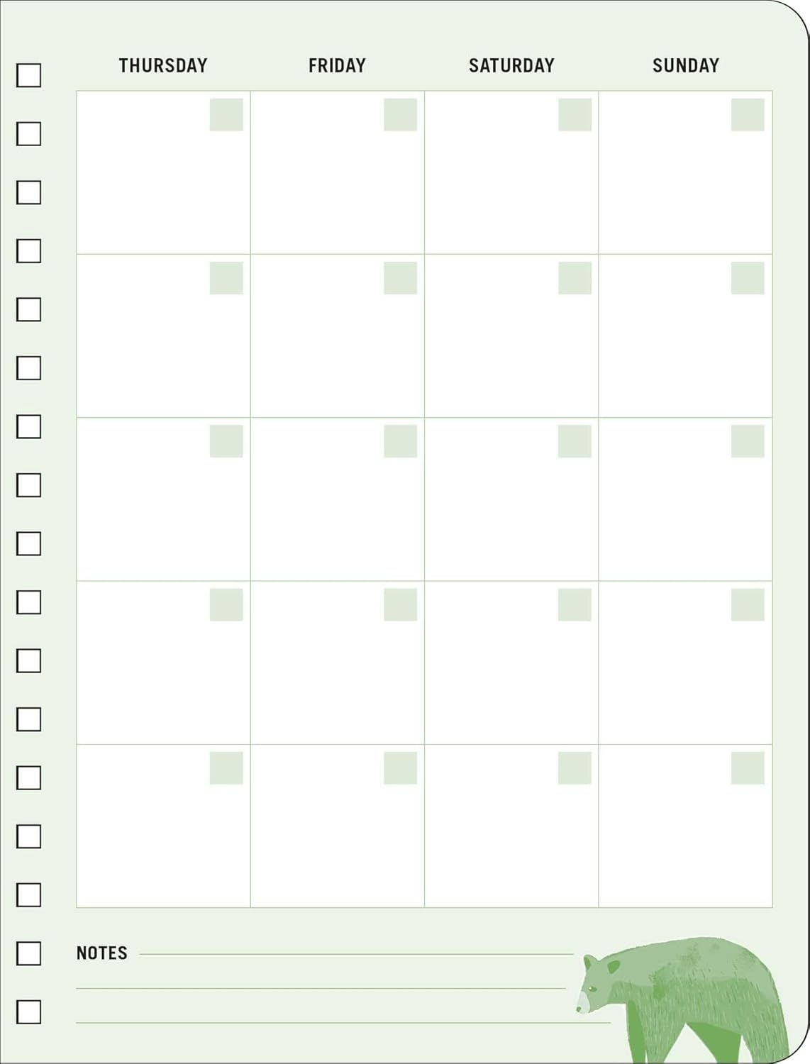 The Art of the National Parks Undated Planner (Spiral-bound)