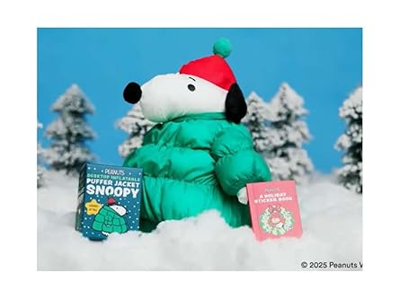 Peanuts: Desktop Inflatable Puffer Jacket Snoopy: Stands 14" Tall (Rp Minis)