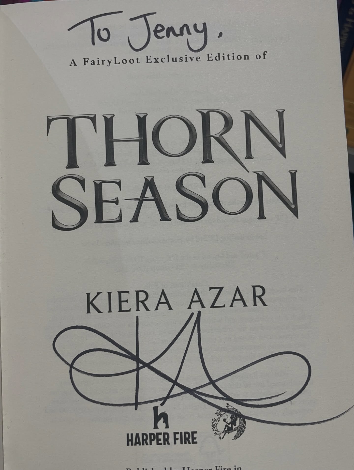 Thorn Season Fairyloot edition