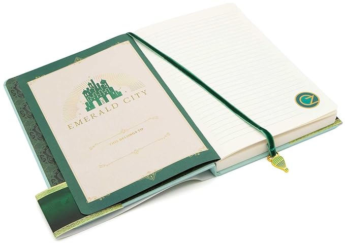 Wicked: Emerald City Journal with Ribbon Charm (Hardcover)
