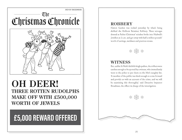 Murder by Christmas: 25 Puzzles to Solve the Crime (Paperback)