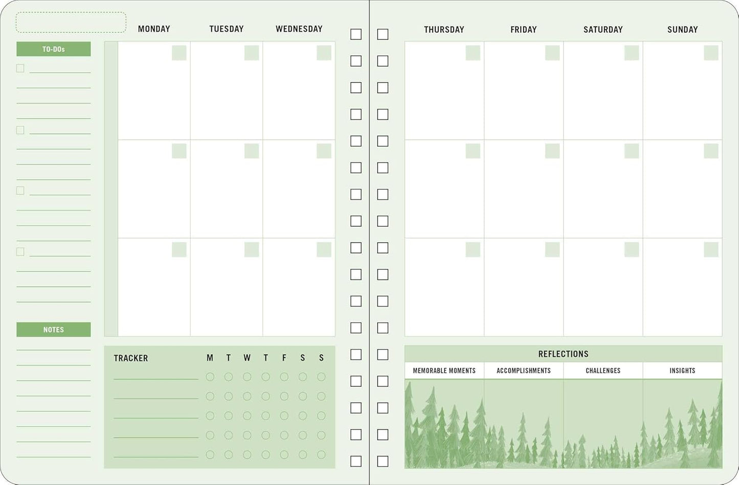 The Art of the National Parks Undated Planner (Spiral-bound)