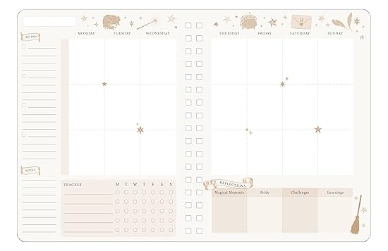 Harry Potter: Magical Places 12-Month Undated Planner (Spiral-bound)