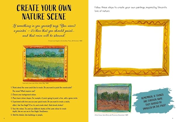 Make Art with Van Gogh: An Art Activity Book