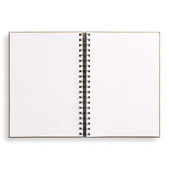 Sketchbook (basic medium spiral Kraft) (Sterling Sketchbook series): Volume 16: Acid-Free Quality Paper (128 Pages)