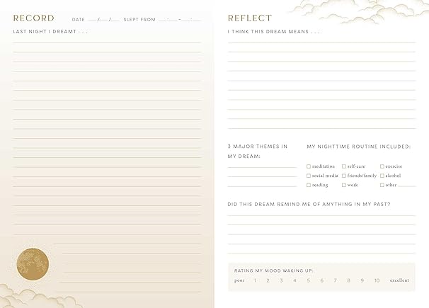 The Little Dream Journal: Daily Reflections for a Better Night's Sleep (Hardback)