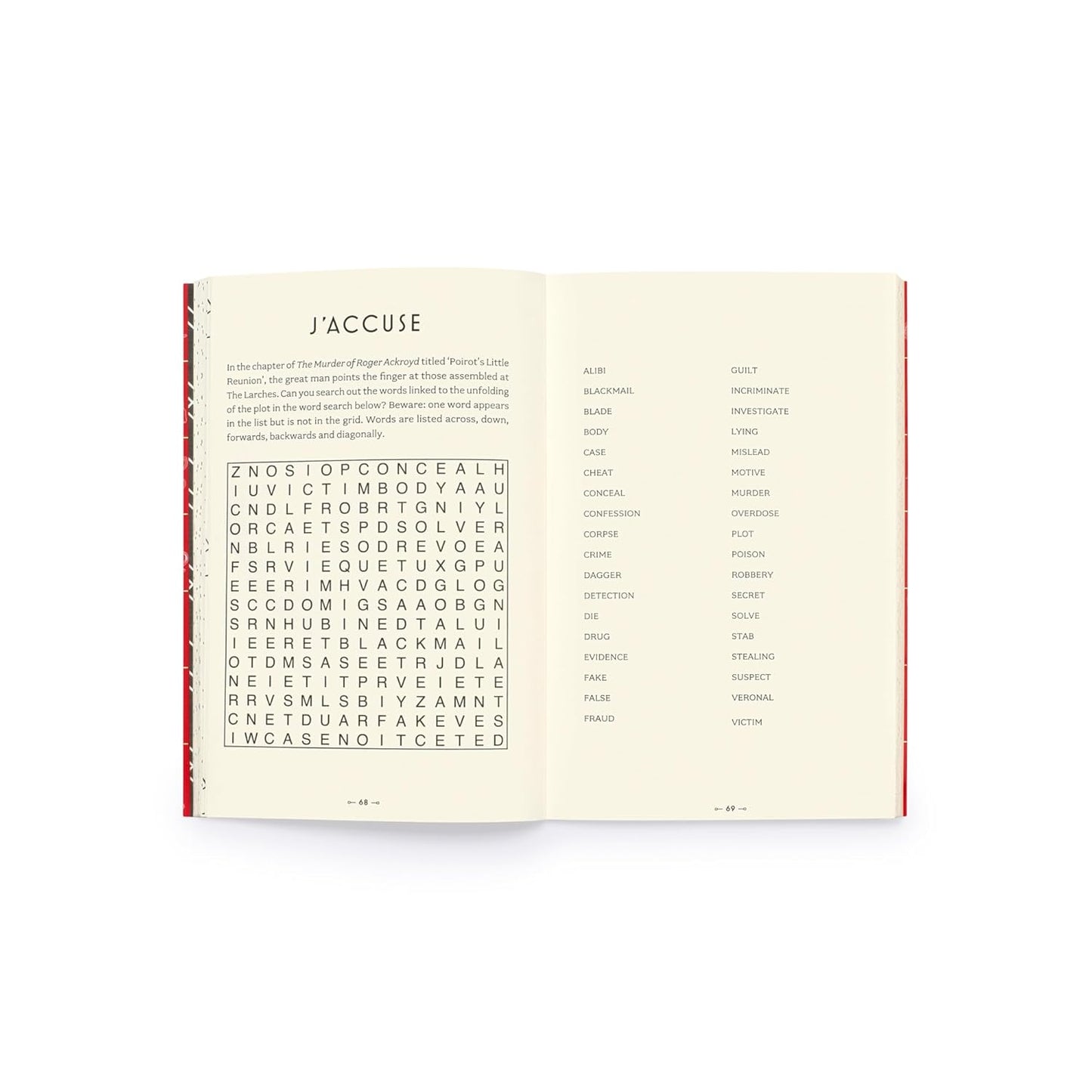 The Official Poirot Puzzle Book: Put your little grey cells to the ultimate test this Christmas