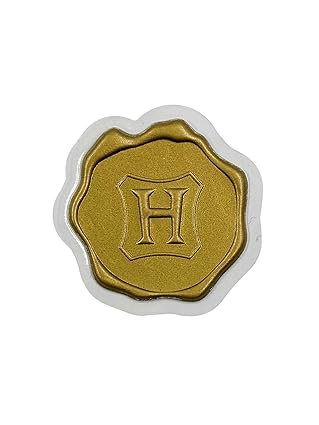 Harry Potter: Hogwarts Gold Wax Sticker Seals (Set of 50)