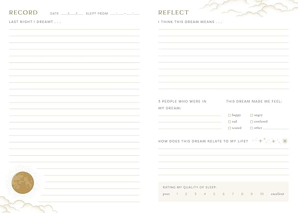 The Little Dream Journal: Daily Reflections for a Better Night's Sleep (Hardback)