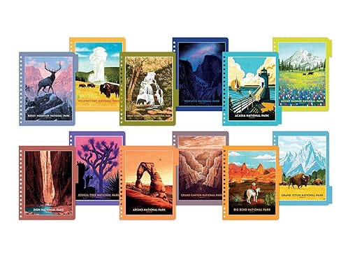 The Art of the National Parks Undated Planner (Spiral-bound)