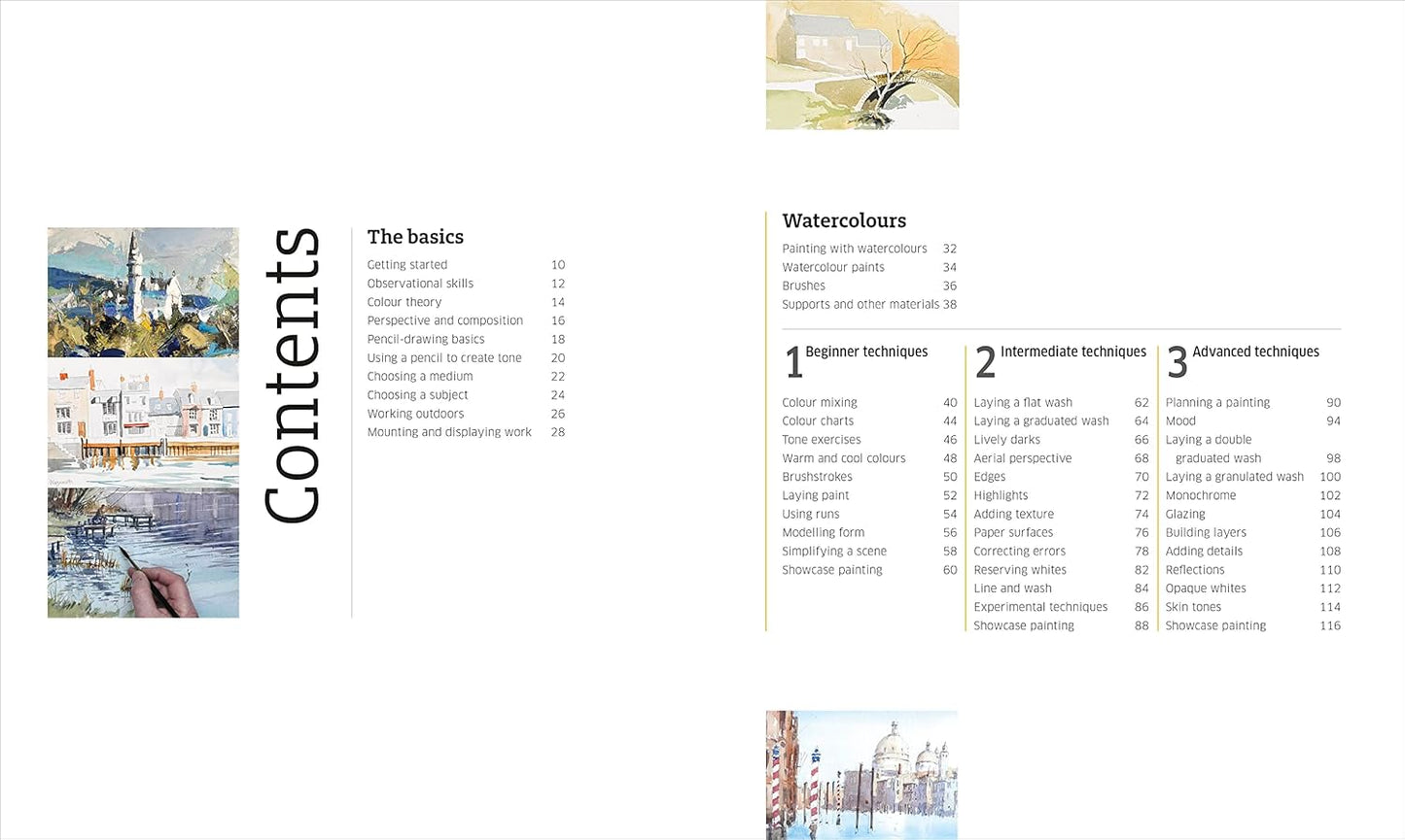 Artist's Painting Techniques: Explore Watercolours, Acrylics, and Oils. Discover Your Own Style. Grow as an Artist (Hardback)